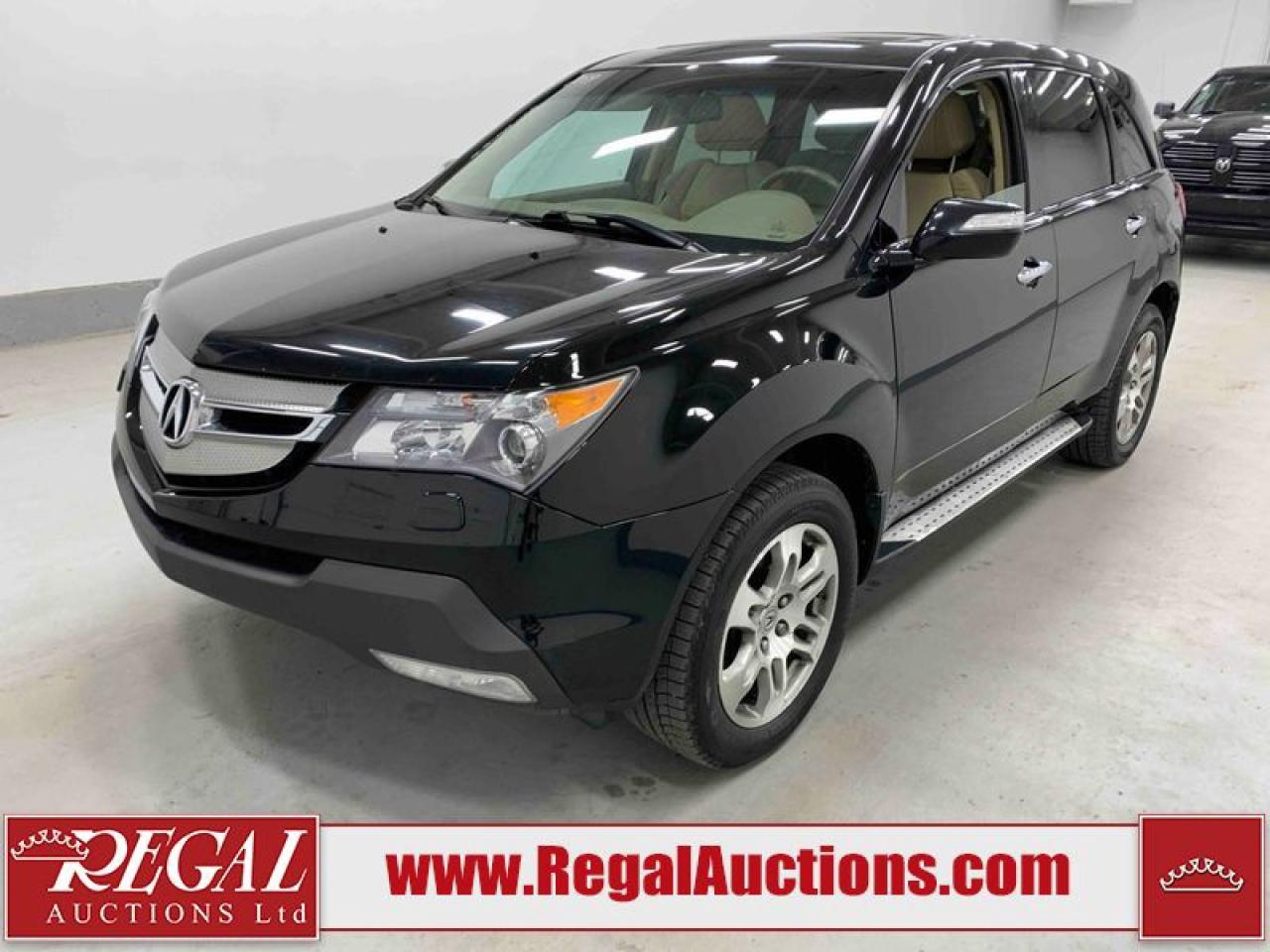 Used 2009 Acura MDX SH for sale in Calgary, AB