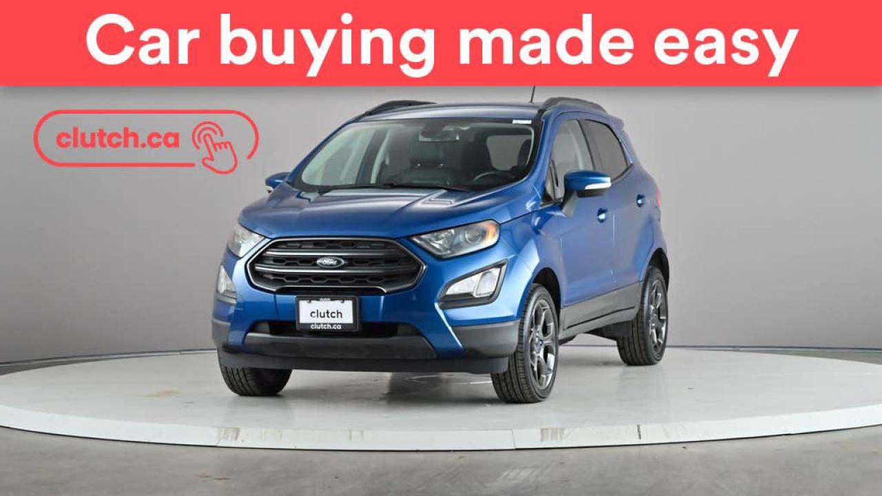 Used 2018 Ford EcoSport SES 4WD w/ Apple CarPlay, Heated Front Seats, Rearview Cam for sale in Toronto, ON