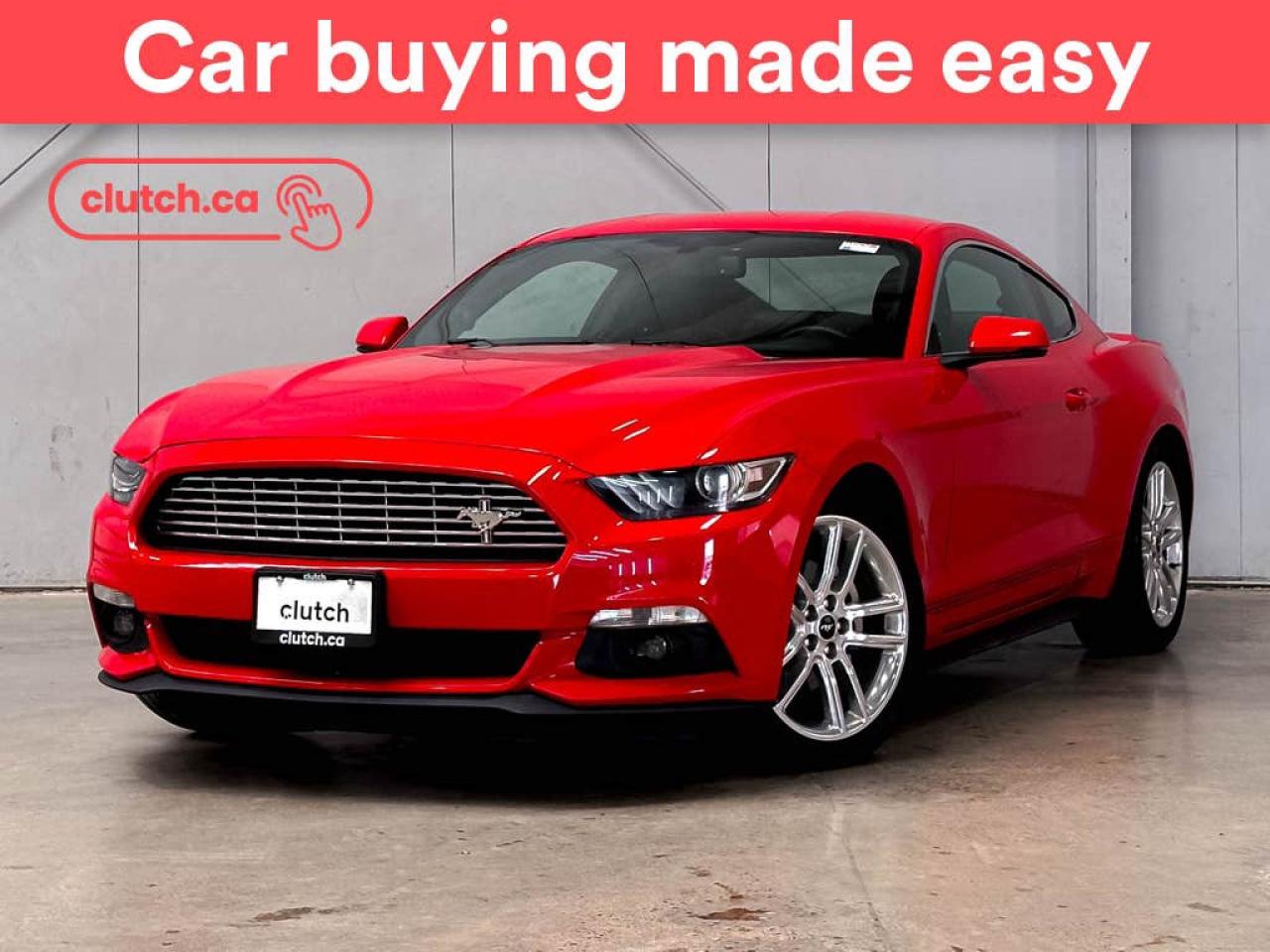 Used 2017 Ford Mustang EcoBoost Premium w/ Apple CarPlay, Heated Front Seats, Rearview Cam for sale in Toronto, ON