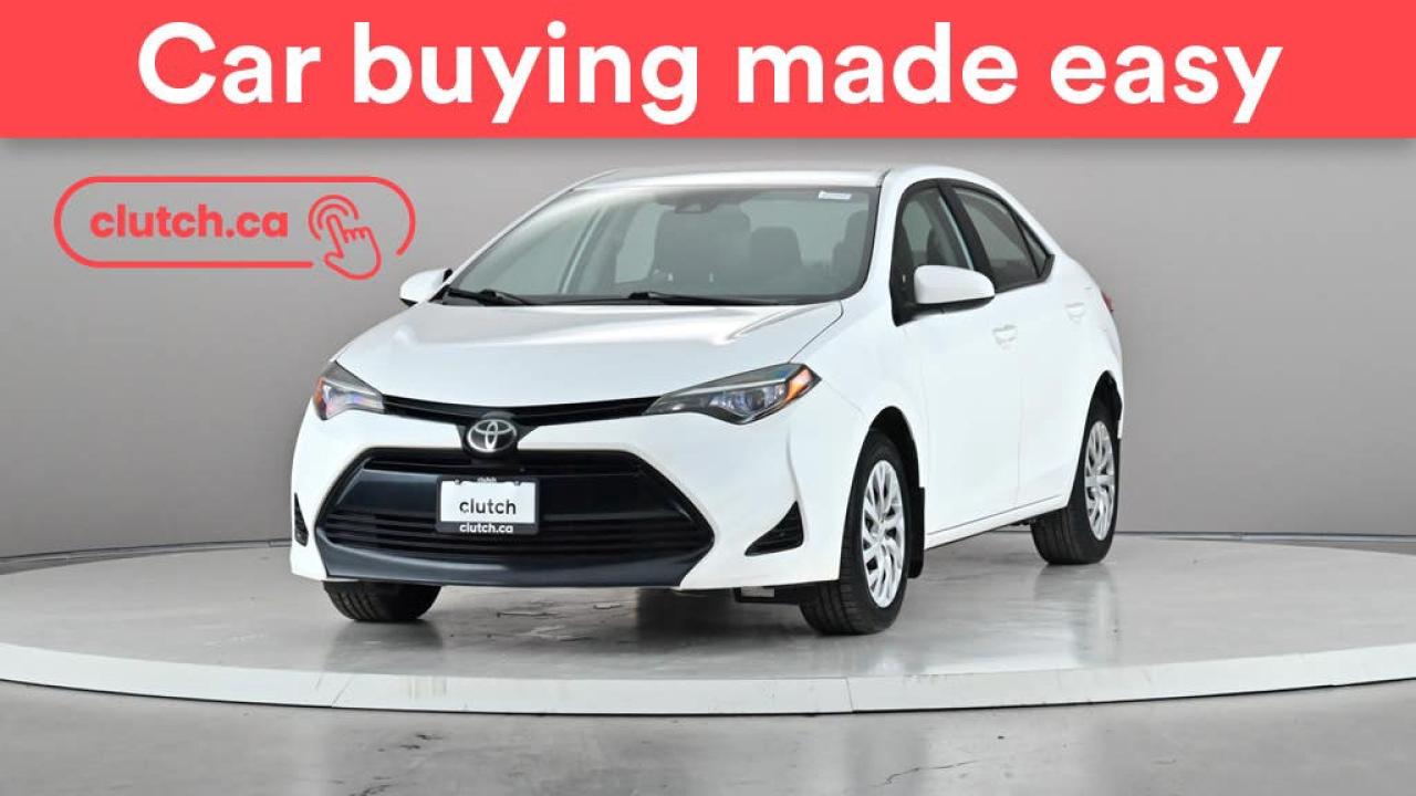 Used 2017 Toyota Corolla LE w/ Heated Front Seats, Rearview Camera, Cruise Control for sale in Toronto, ON