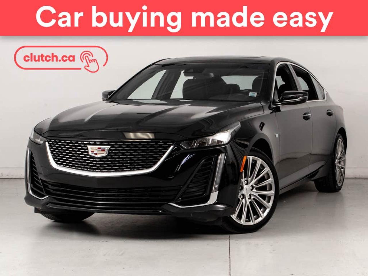 Used 2021 Cadillac CT5 Premium Luxury  w/Apple CarPlay & Android Auto, Heated Front Seats, Backup Cam for sale in Bedford, NS