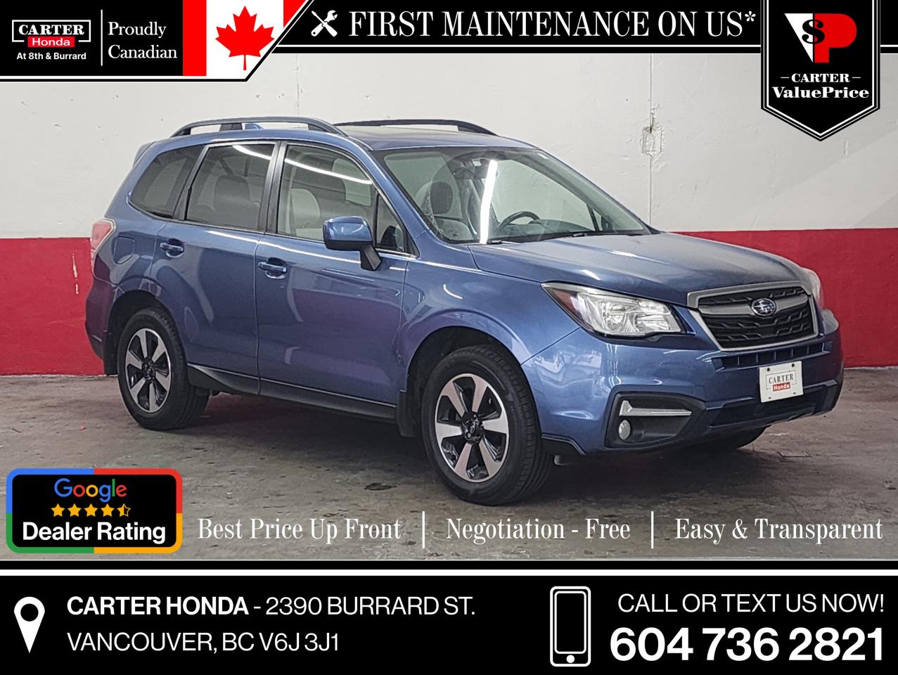 Used 2018 Subaru Forester  for sale in Vancouver, BC