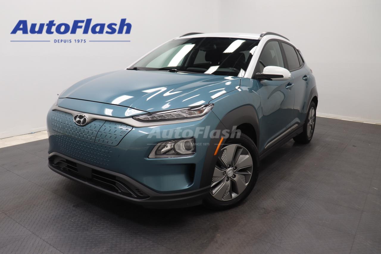 Used 2021 Hyundai KONA Electric PREFERRED, ELECTRIC, AUTONOMIE 412KM, CARPLAY for sale in Saint-Hubert, QC