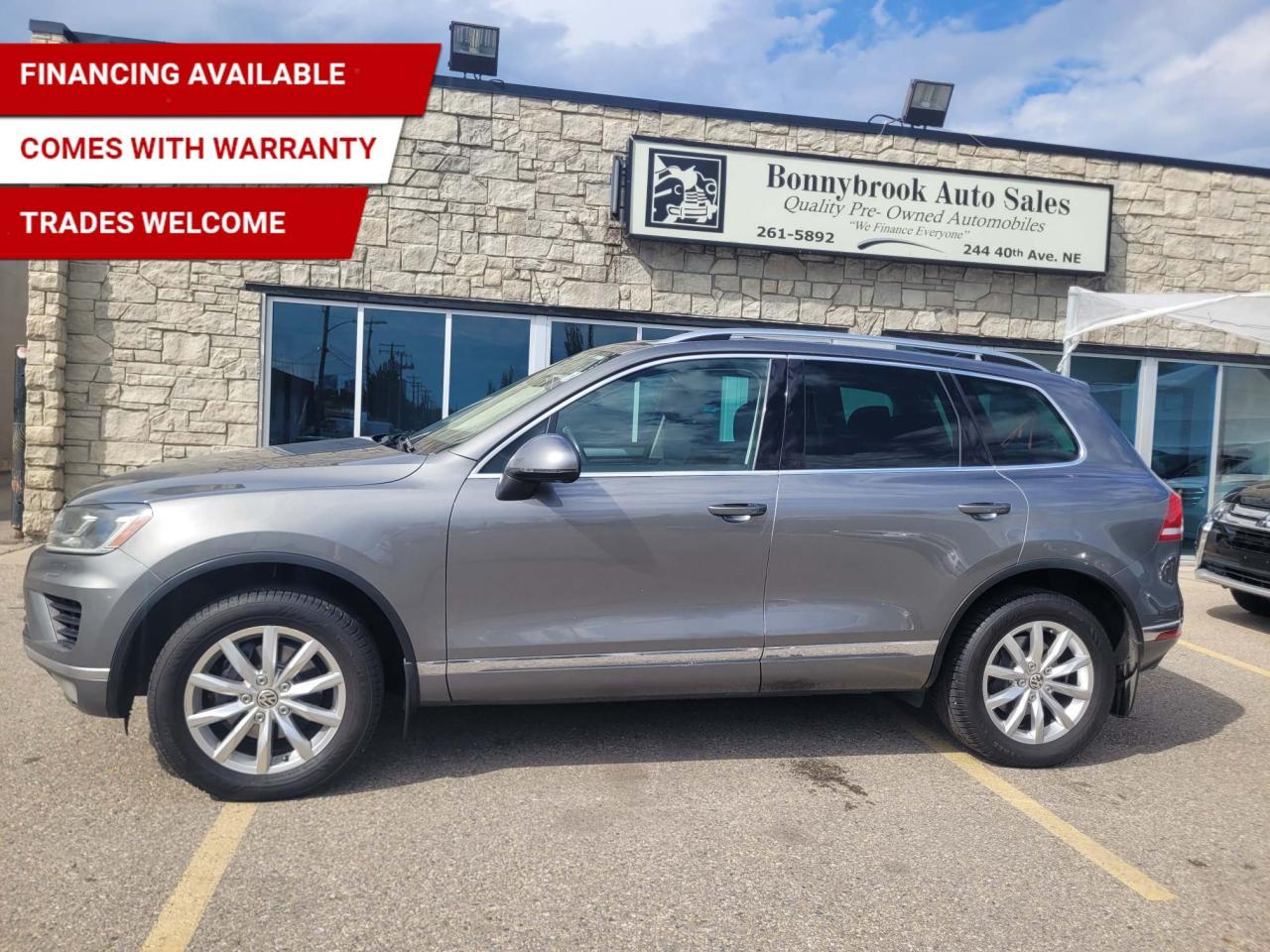 Used 2016 Volkswagen Touareg Awd V6 Sportline/Bluetooth/Sunroof/Navigation for sale in Calgary, AB