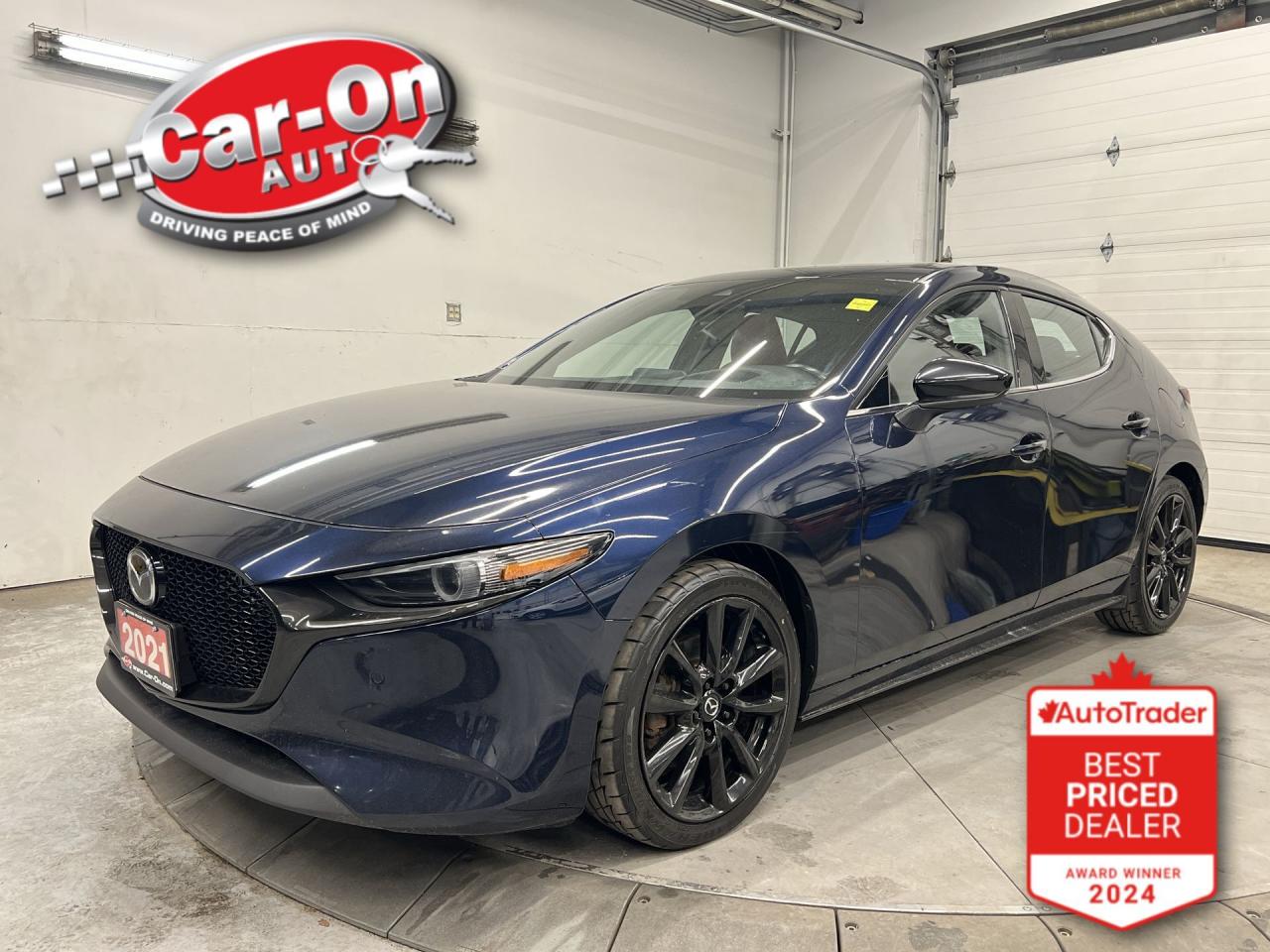 Used 2021 Mazda MAZDA3 Sport GT TURBO HATCH AWD| RED LEATHER| 250 HP| SUNROOF for sale in Ottawa, ON