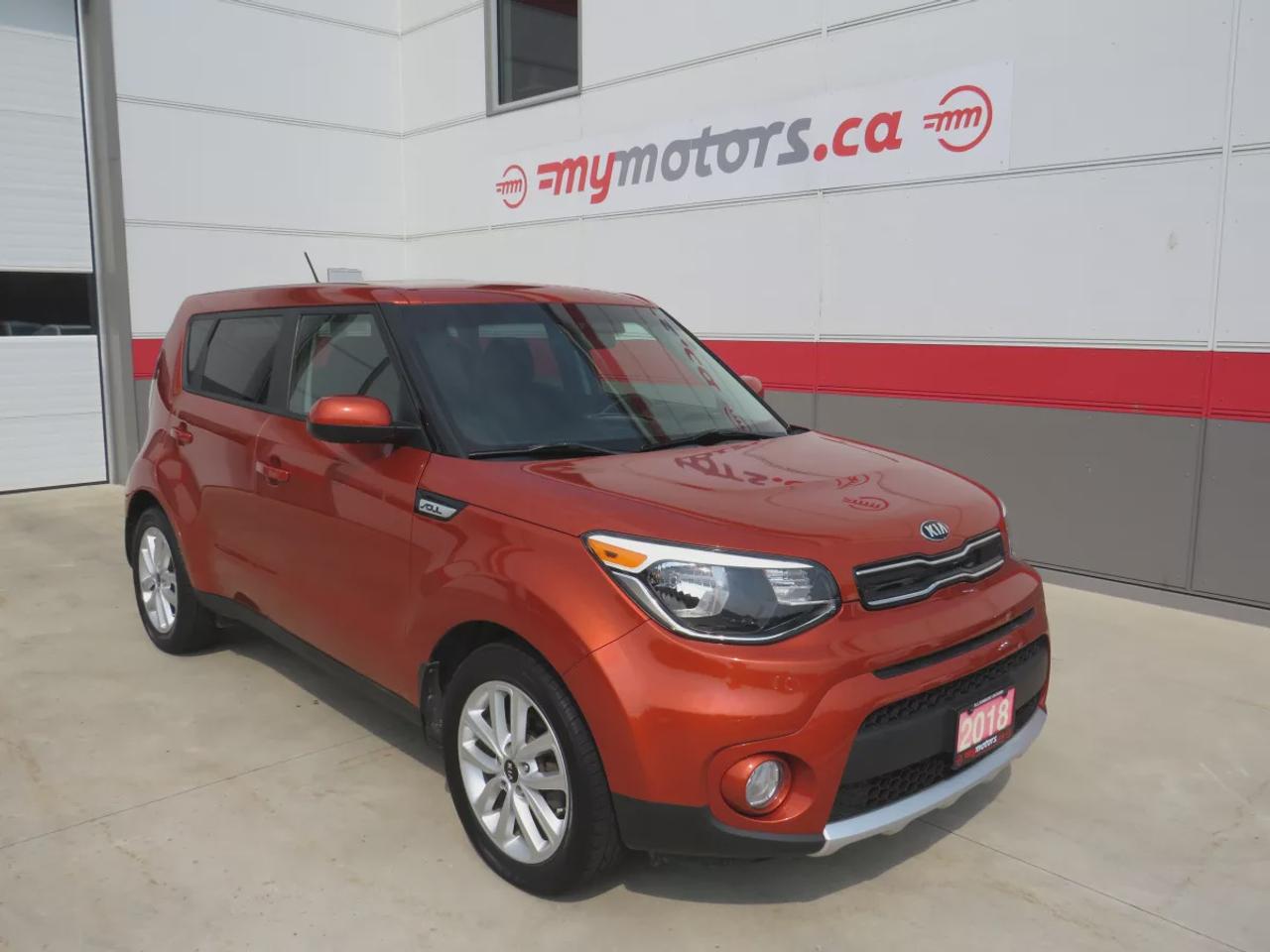 2018 Kia Soul Ex+  | Very Low Km | Clean Title/No Accidents | Safety Certified | Alloy Rims | Leather Wrapped Steering Wheel | Digital Touchscreen | Heated Seats & Steering Wheel | Reverse Camera | Traction Control | Bluetooth | Cruise Control Photo0