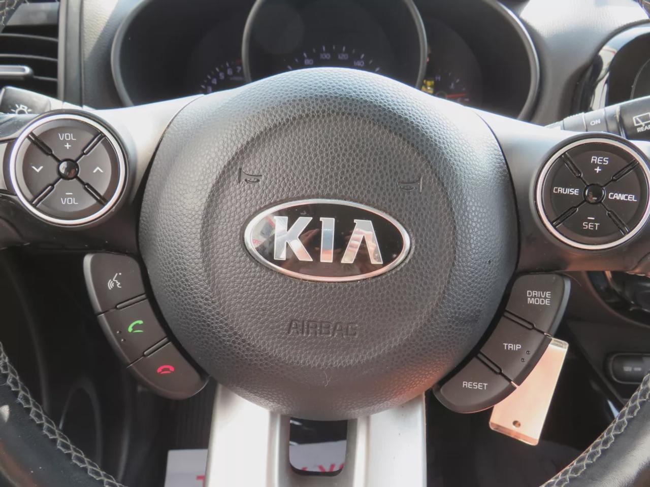 2018 Kia Soul Ex+  | Very Low Km | Clean Title/No Accidents | Safety Certified | Alloy Rims | Leather Wrapped Steering Wheel | Digital Touchscreen | Heated Seats & Steering Wheel | Reverse Camera | Traction Control | Bluetooth | Cruise Control Photo