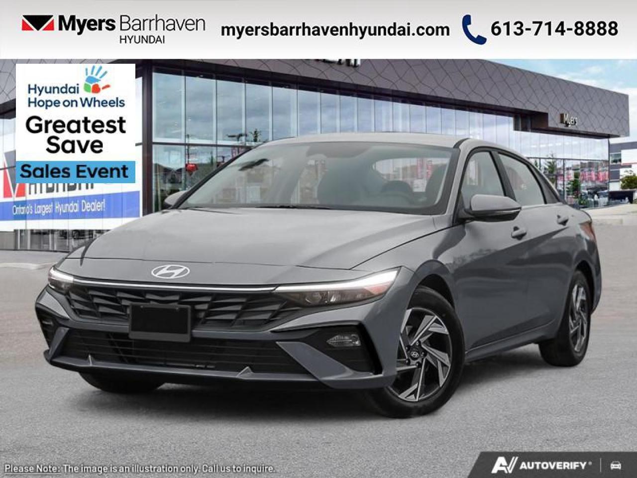 New 2025 Hyundai Elantra Hybrid Luxury DCT  - Premium Audio - $235 B/W for sale in Nepean, ON