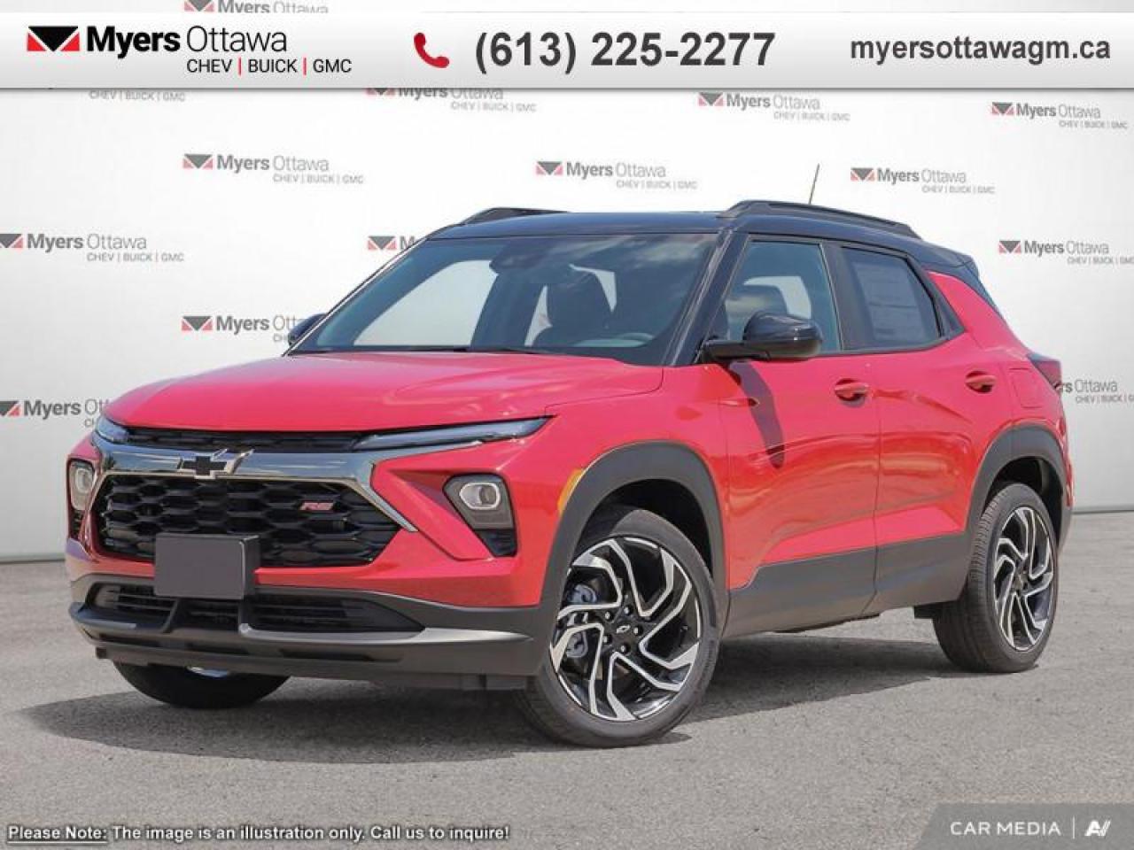 New 2026 Chevrolet TrailBlazer RS  RS AWD, DUAL SUNROOF, APEX RED for sale in Ottawa, ON