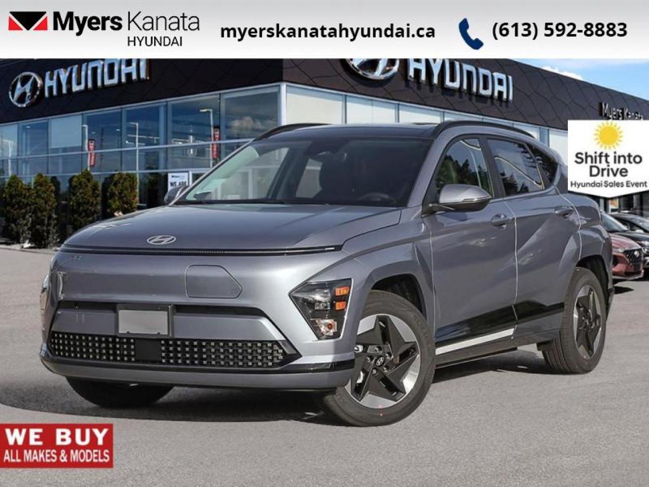 New 2025 Hyundai KONA Electric Preferred FWD w/Ultimate Package  - $171.56 /Wk for sale in Kanata, ON