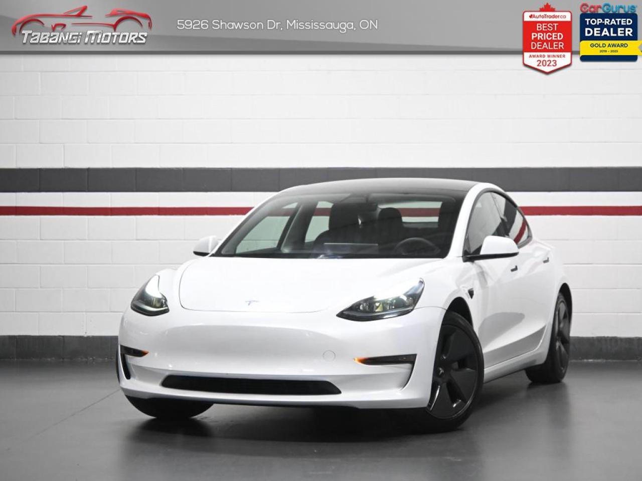 Used 2021 Tesla Model 3 Standard Range Plus  No Accident Leather Autopilot Navigation Glass Roof for sale in Mississauga, ON