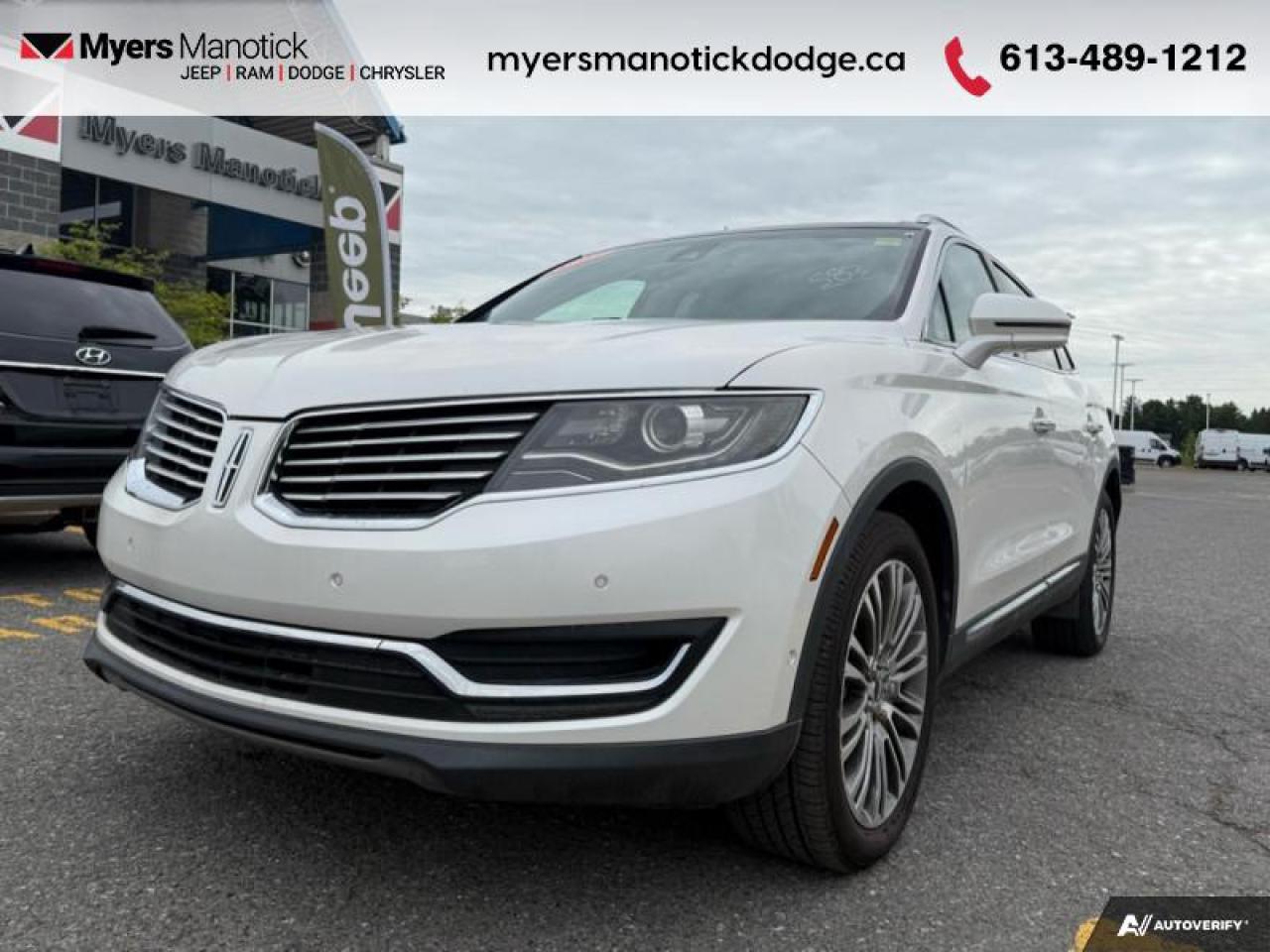 Used 2016 Lincoln MKX Reserve  - Leather Seats -  Cooled Seats for sale in Ottawa, ON