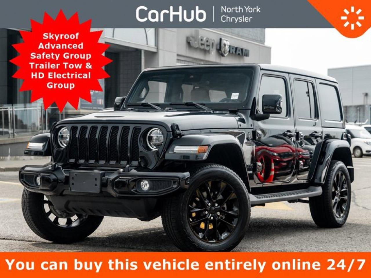 Used 2022 Jeep Wrangler Unlimited High Altitude Skyroof Advanced Safety Group for sale in Thornhill, ON