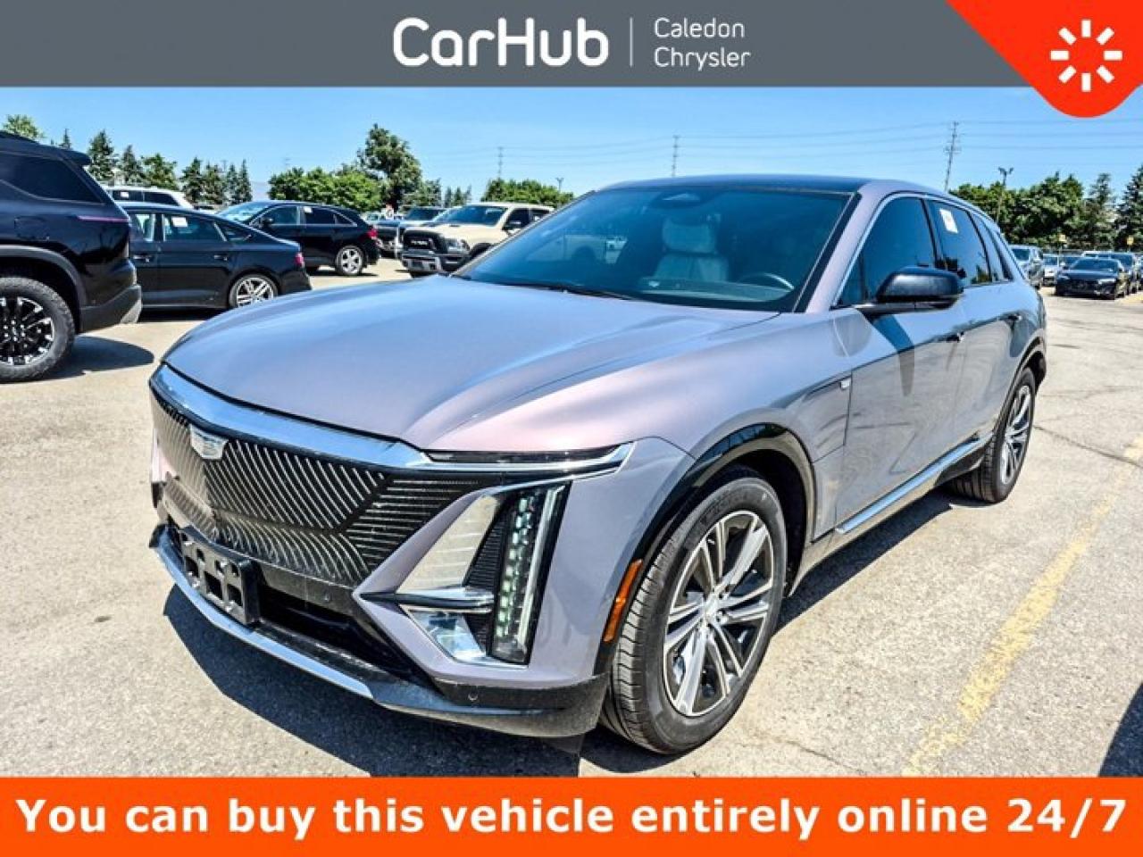 Used 2024 Cadillac LYRIQ Luxury Panoramic Sunroof Navigation Blind Spot for sale in Bolton, ON