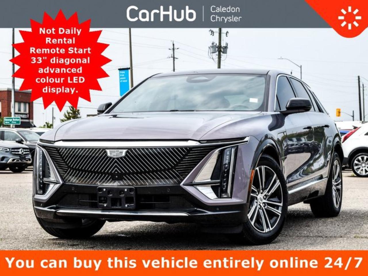 Used 2024 Cadillac LYRIQ Luxury Panoramic Sunroof Navigation Blind Spot for sale in Bolton, ON