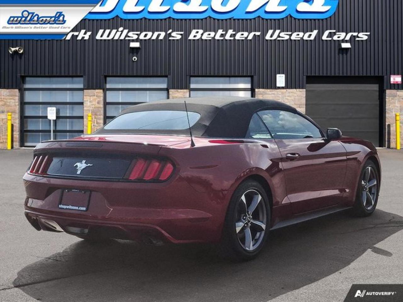 2015 Ford Mustang V6 Convertible | Auto | Rear Camera | 18" Wheels Photo