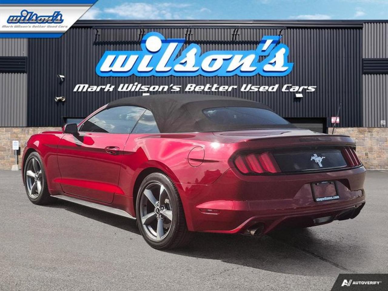 2015 Ford Mustang V6 Convertible | Auto | Rear Camera | 18" Wheels Photo2