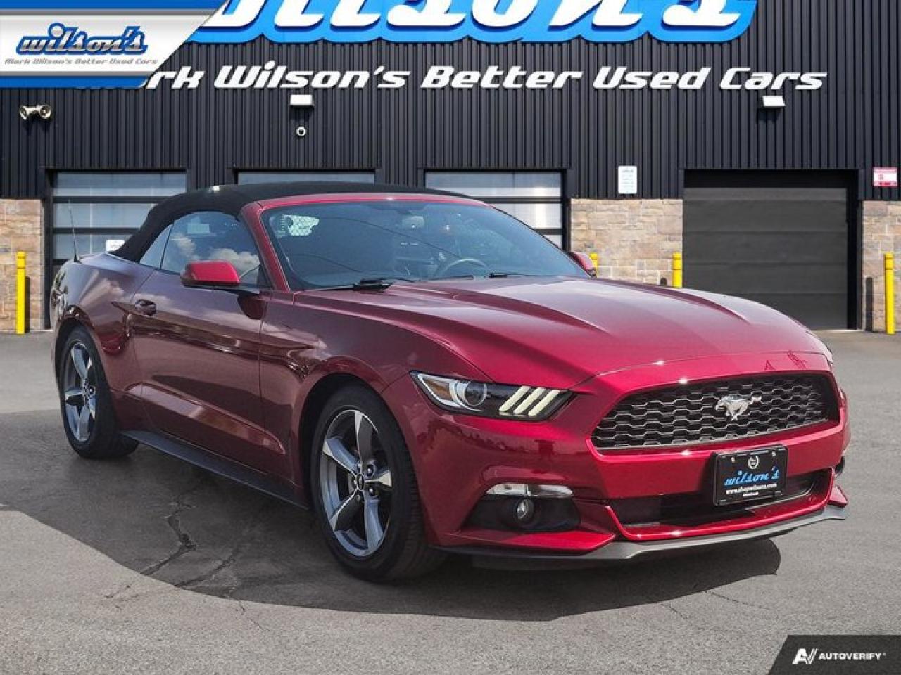 2015 Ford Mustang V6 Convertible | Auto | Rear Camera | 18" Wheels Photo