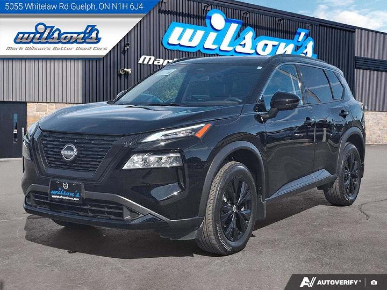 Used 2023 Nissan Rogue SV Midnight Edition AWD | Pano Roof | Leatherette | Heated Seats + Steering | Keyless Entry & More ! for sale in Guelph, ON