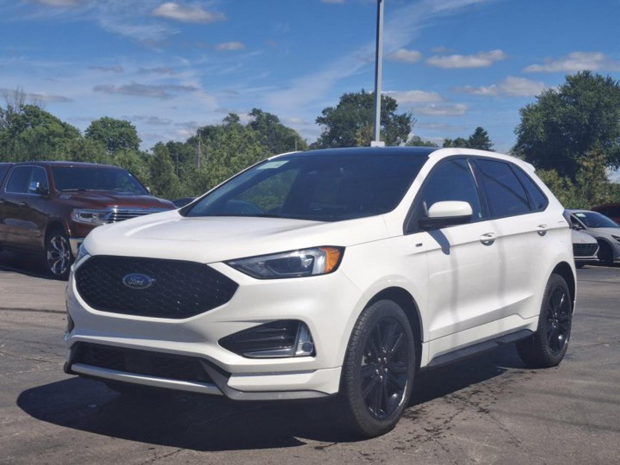 Used 2022 Ford Edge ST Line AWD | Leather/Suede | Pano Roof | Tow Pkg | Heated Wheel + Seats | CarPlay + Android | for sale in Guelph, ON