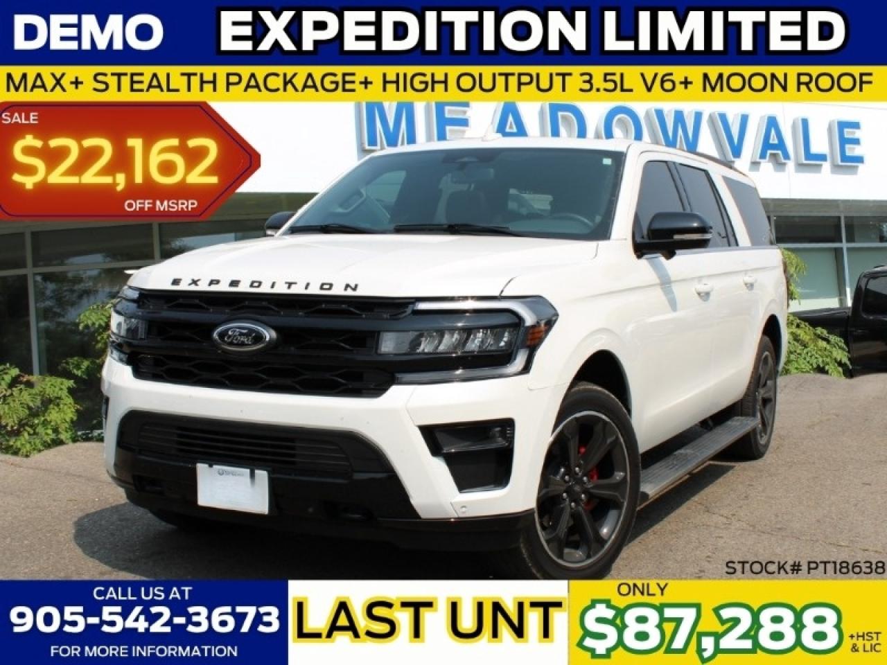 New 2024 Ford Expedition Limited MAX for sale in Mississauga, ON