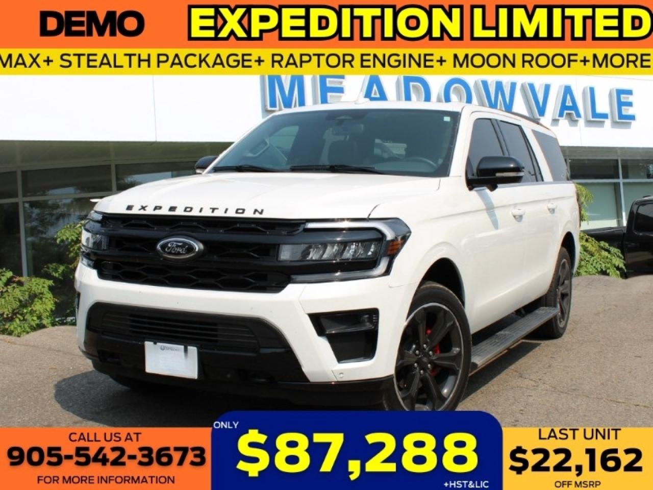 New 2024 Ford Expedition Limited MAX for sale in Mississauga, ON