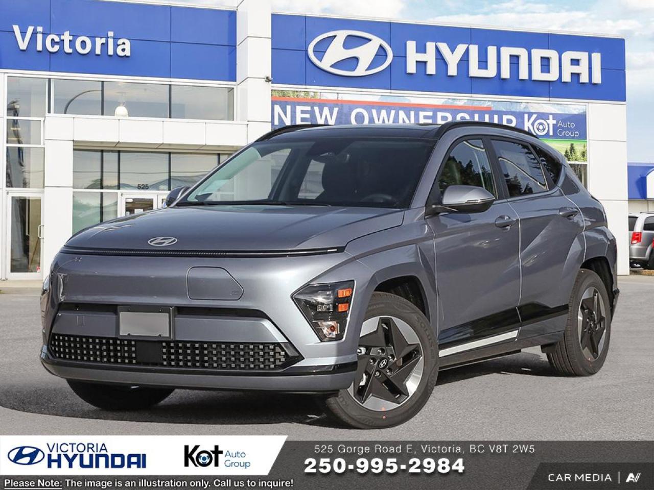 New 2025 Hyundai KONA Electric Preferred w/Ultimate Package for sale in Victoria, BC