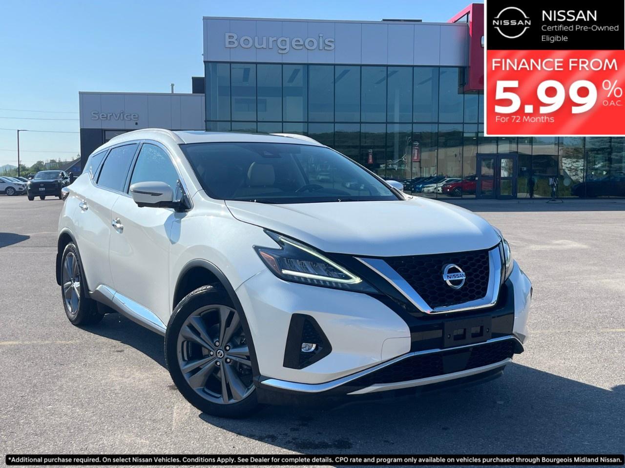 Used 2022 Nissan Murano AWD PLATINUM for sale in Midland, ON