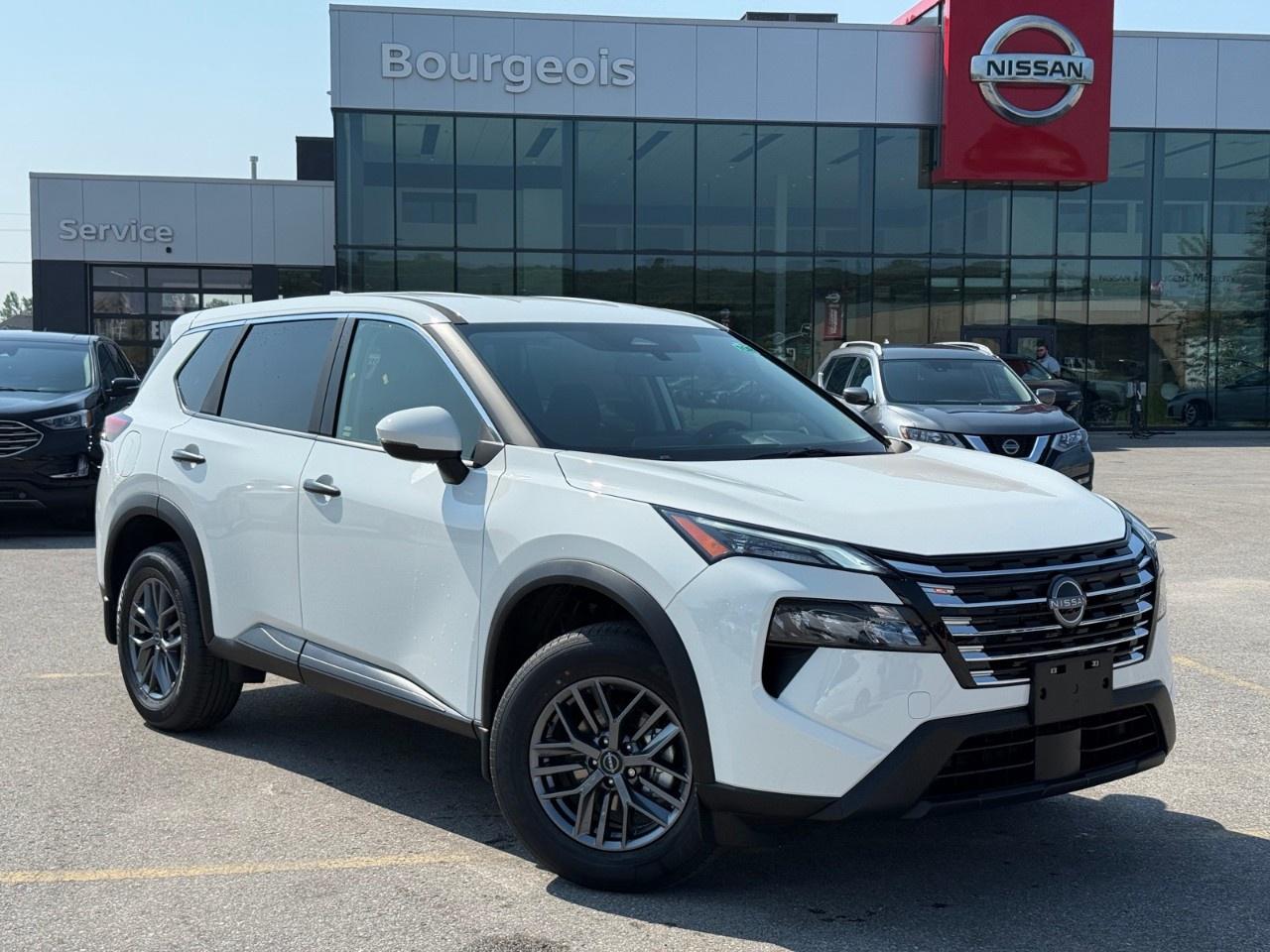 <p>Were thrilled to share that <strong>Nissan has been named the #1 mass market brand in initial quality</strong> by the <strong>J.D. Power 2025 U.S. Initial Quality Study</strong>! This industry-leading recognition confirms what our customers already know  when you choose <strong>Nissan</strong>, youre choosing exceptional craftsmanship, innovative technology, and dependable performance from day one.</p><p>At <strong>Bourgeois Midland Nissan</strong>, were proud to offer a full lineup of award-winning models like the <strong>Nissan Rogue</strong>, <strong>Altima</strong>, <strong>Pathfinder</strong>, and <strong>Frontier</strong>  vehicles that consistently deliver on quality, comfort, and reliability.</p><p>Ready to experience the Nissan difference? Visit our Midland dealership today and discover why more Canadians are driving home in a Nissan.</p> <p>The 2025 Nissan Rogue S AWD, presented in a stunning white finish, is your gateway to confident all-terrain handling. Equipped with a robust 1.5L 3-cylinder engine, this SUV ensures smooth power distribution through its automatic transmission, delivering an impressive 201 horsepower at 5600 RPM.</p><p>The Rogue's exterior boasts aerodynamic lines complemented by stylish alloy wheels, making it not just capable but eye-catching. Inside, a sophisticated black interior creates a refined ambiance. Heated seats and a heated steering wheel promise comfort even on the coldest days, while keyless entry and remote start add modern convenience to your routine.</p><p>Experience cutting-edge technology with smart device integration, a high-resolution navigation system, and seamless Bluetooth connectivity. Drive with peace of mind thanks to a suite of safety features including a backup camera, lane assist, and brake assist that enhance your security. Parking sensors and heated mirrors assist in everyday maneuvering, ensuring confident handling in all situations.</p><p>If you're seeking a family-friendly SUV that combines practicality with advanced tech, the Nissan Rogue AWD S is designed for you. Contact our dealership today for more information and make this versatile vehicle yours.</p> <p><strong>Why Choose the Bourgeois Auto Group?</strong></p><p>For 80 years, Bourgeois Auto Group has been delivering exceptional automotive experiences. Our factor trained teams work to ensure you receive the shopping experience you deserve; whether you're looking for a new or new-to-you vehicle.</p><p>Shop 24/7 with our online showroom and chat service, ensuring convenience every step of the way. No hidden fees, full disclosure, and every pre-owned vehicle comes with a Carfax® report for peace of mind.</p><p>We offer a wide selection of pre-owned vehicles, all competitively priced using real-time market data. Get the best deal on your purchase and trade-in with our free Live Market Analysis report.</p><p>Looking to sell your car? We buy any make or modelno purchase required. Our simple to use online trade valuation tool will provide you with a clear, transparent selling experience whether you buy our car or not.</p><p>Backed by hundreds dedicated employees across 4 convenient locations, were here to meet all your automotive needs. Visit us in Midland or Parry Sound and explore our inventory or schedule your next service today.</p> <p><strong>Financing Your Next Vehicle with Bourgeois Midland Nissan:</strong></p><p>At Bourgeois Midland Nissan, we make financing your next vehicle simple and stress-free! Our team works with trusted lenders to find flexible options tailored to your budget. Drive away with confidenceapply today!</p><p>Take advantage of our online pre-qualification tool, backed by Equifax and TD Bank to find the payment that works for you. Simply <a href=https://www.bourgeoisnissan.com/pre-qualify-for-financing/ rel=nofollow><strong>CLICK HERE</strong></a> to use our secure online credit tool with no impact to your credit.</p>