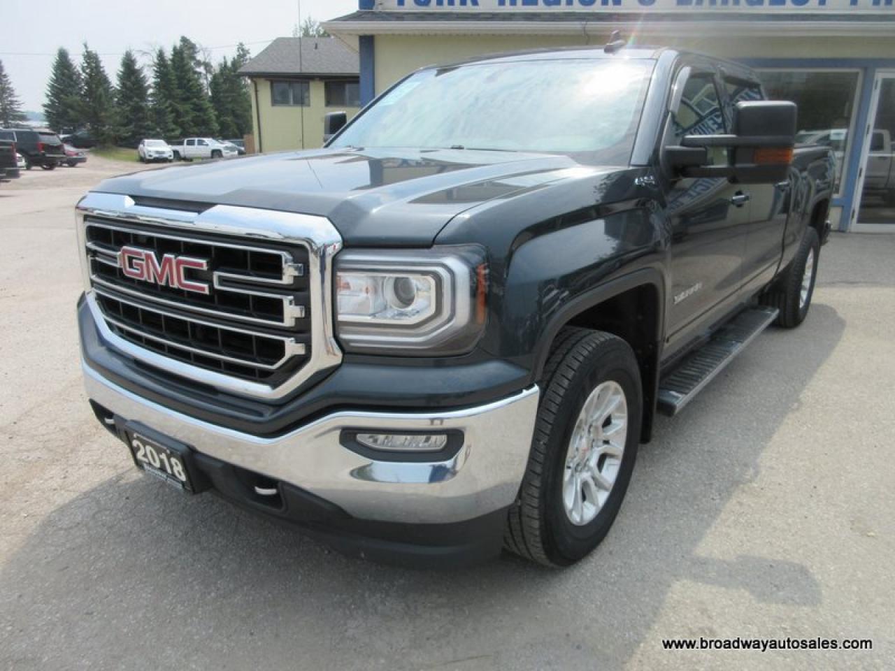 Used 2018 GMC Sierra 1500 GREAT VALUE SLE-EDITION 6 PASSENGER 5.3L - V8.. 4X4.. CREW-CAB.. SHORTY.. HEATED SEATS.. TOUCH SCREEN DISPLAY.. BACK-UP CAMERA.. BLUETOOTH SYSTEM.. for sale in Bradford, ON