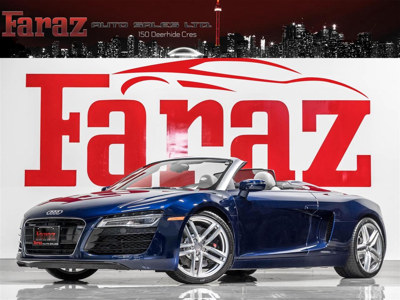 2014 Audi R8 2 YEAR 40,000 WARRANTY *** 4.2L V8|SPYDER|CARBON|B&O|REARCAM|APPLE CARPLAY Photo