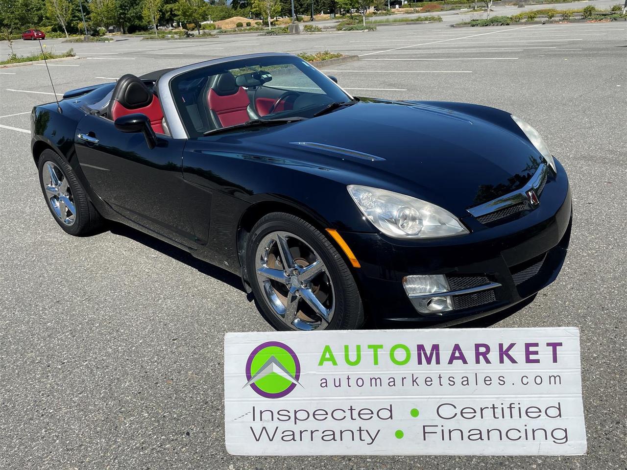 LOCAL CAR WITH NO ACCIDENT CLAIMS. LOADED WITH MANUAL TRANSMISSION AND ALL OF THE POWER FEATURES. FINANCING, WARRANTY, INSPECTED!<br /><br />Welcome to the Automarket, your community dealership of "YES". We are featuring a spectaculer no accident, low km fully loaded Sky with a very rare manual transmission. this car not only looks new but drives like new as well.<br /><br />Having been fully inspected, we know that the brakes and tires are fine, the battery and the coolant have been tested and we have fully detailed the vehicle for your enjoyment and peace of mind.<br /><br />2 LOCATIONS TO SERVE YOU, BE SURE TO CALL FIRST TO CONFIRM WHERE THE VEHICLE IS PARKED<br />WHITE ROCK 604-542-4970 LANGLEY 604-533-1310 OWNER'S CELL 604-649-0565<br /><br />We are a family owned and operated business since 1983 and we are committed to offering outstanding vehicles backed by exceptional customer service, now and in the future.<br />What ever your specific needs may be, we will custom tailor your purchase exactly how you want or need it to be. All you have to do is give us a call and we will happily walk you through all the steps with no stress and no pressure.<br />WE ARE THE HOUSE OF YES?<br />ADDITIONAL BENFITS WHEN BUYING FROM SK AUTOMARKET:<br />ON SITE FINANCING THROUGH OUR 17 AFFILIATED BANKS AND VEHICLE FINANCE COMPANIES<br />IN HOUSE LEASE TO OWN PROGRAM.<br />EVRY VEHICLE HAS UNDERGONE A 120 POINT COMPREHENSIVE INSPECTION<br />EVERY PURCHASE INCLUDES A FREE POWERTRAIN WARRANTY<br />EVERY VEHICLE INCLUDES A CARFAX AND ICBC DAMAGE REPORT<br />EVERY VEHICLE IS GUARANTEED LIEN FREE<br />DISCOUNTED RATES ON PARTS AND SERVICE FOR YOUR NEW CAR AND ANY OTHER FAMILY CARS THAT NEED WORK NOW AND IN THE FUTURE.<br />36 YEARS IN THE VEHICLE SALES INDUSTRY<br />A+++ MEMBER OF THE BETTER BUSINESS BUREAU<br />RATED TOP DEALER BY CARGURUS 2 YEARS IN A ROW<br />MEMBER IN GOOD STANDING WITH THE VEHICLE SALES AUTHORITY OF BRITISH COLUMBIA<br />MEMBER OF THE AUTOMOTIVE RETAILERS ASSOCIATION<br />COMMITTED CONTRIBUTER TO OUR LOCAL COMMUNITY AND THE RESIDENTS OF BC<br /><br /> This vehicle has been Fully Inspected, Certified and Qualifies for Our Free Extended Warranty.Don't forget to ask about our Great Finance and Lease Rates. We also have a Options for Buy Here Pay Here and Lease to Own for Good Customers in Bad Situations. 2 locations to help you, White Rock and Langley. Be sure to call before you come to confirm the vehicles location and availability or look us up at www.automarketsales.com. White Rock 604-542-4970 and Langley 604-533-1310. Serving Surrey, Delta, Langley, Richmond, Vancouver, all of BC and western Canada. Financing & leasing available. CALL SK AUTOMARKET LTD. 6045424970. Call us toll-free at 1 877 813-6807. $999 Documentation fee (negotiable) and applicable taxes are in addition to advertised prices. LANGLEY LOCATION DEALER# 40038 S. SURREY LOCATION DEALER #9987<br />