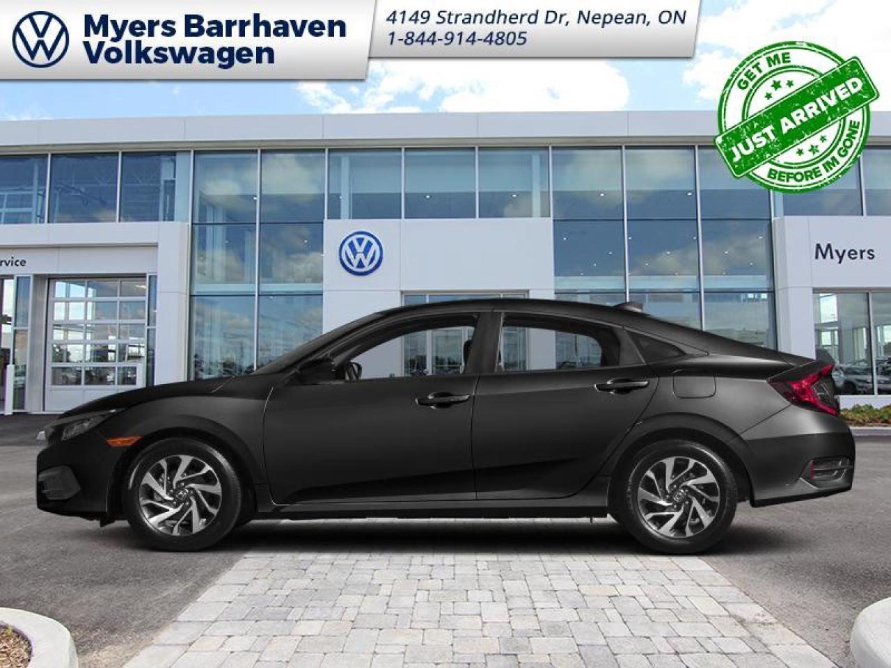 Used 2017 Honda Civic Sedan EX  - Sunroof -  Bluetooth for sale in Nepean, ON