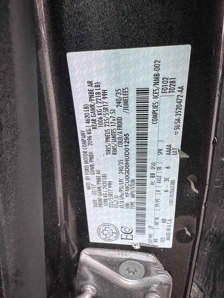 2017 Ford Escape SE, AUTO, ONLY 123KMS, 4 CYL, CERTIFIED - Photo #17