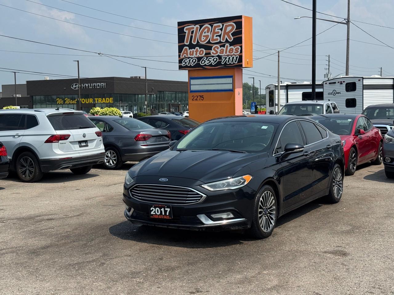 Used 2017 Ford Fusion SE, LEATHER, SUNROOF, ALLOYS, 4 CYL, LOADED, CERT for sale in London, ON