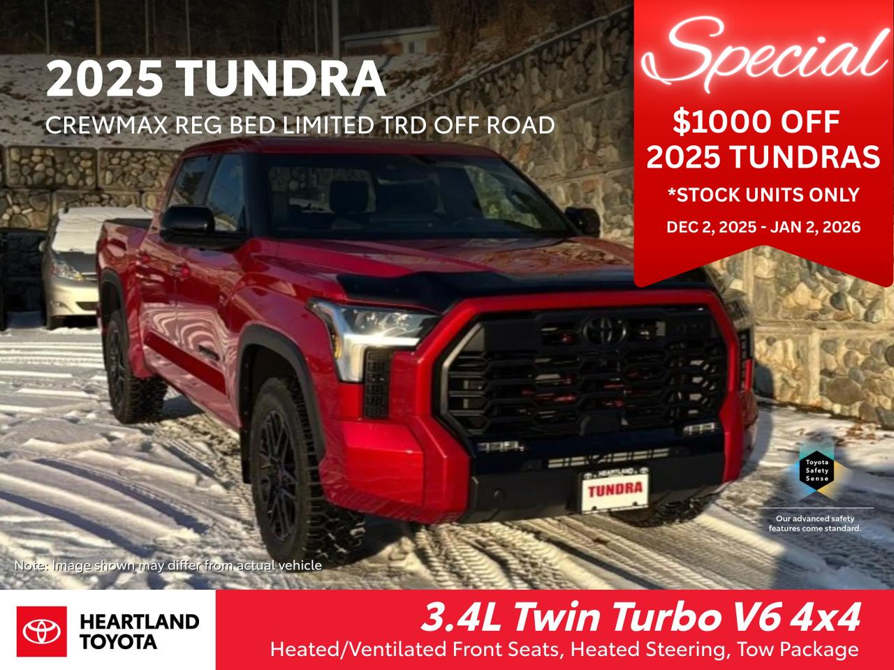 2025 Toyota Tundra Crewmax Limited TRD Off Road Photo0