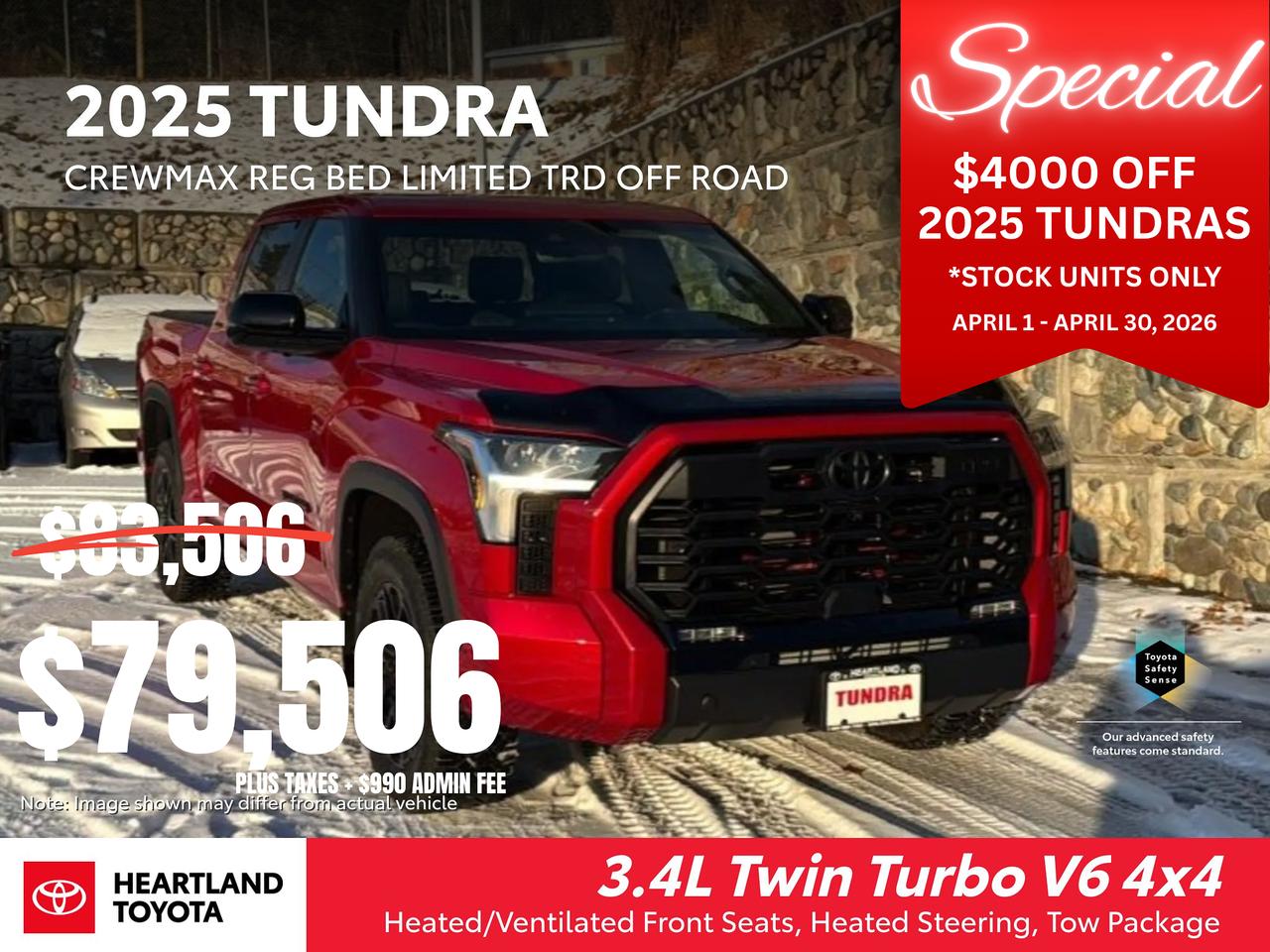 2025 Toyota Tundra CrewMax Limited TRD Off Road Photo
