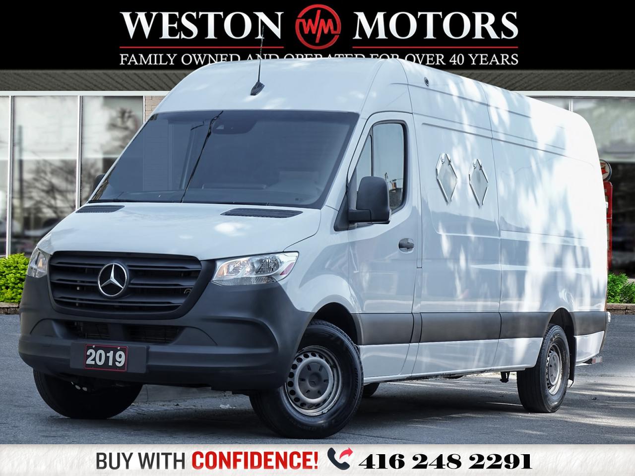Used 2019 Mercedes-Benz Sprinter EXT*DIESEL*SHELVING*HIGHROOF*REVERSE CAMERA for sale in Toronto, ON