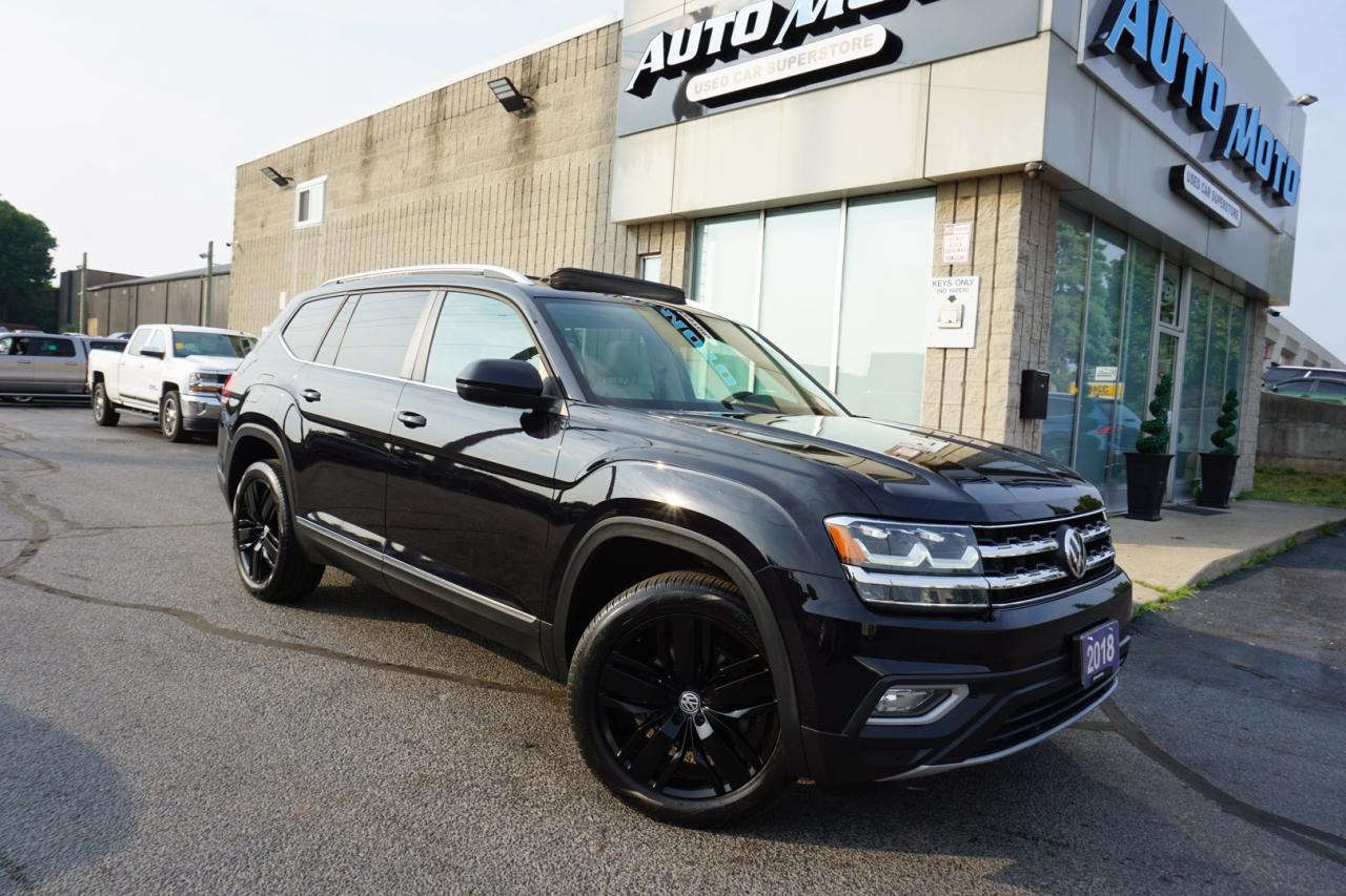 2018 Volkswagen Atlas V6 HIGHLINE AWD CERTIFIED *7 SEATS* CAMERA NAV LEATHER HEAT/COLD P.ROOF B.SPOT CRUISE ALLOYS - Photo #8