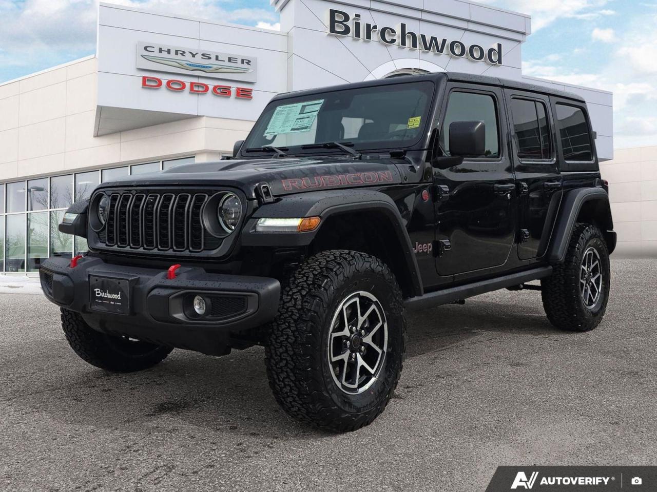New 2025 Jeep Wrangler Rubicon | Winter Tires Included! | Black Friday All Month! | for sale in Winnipeg, MB