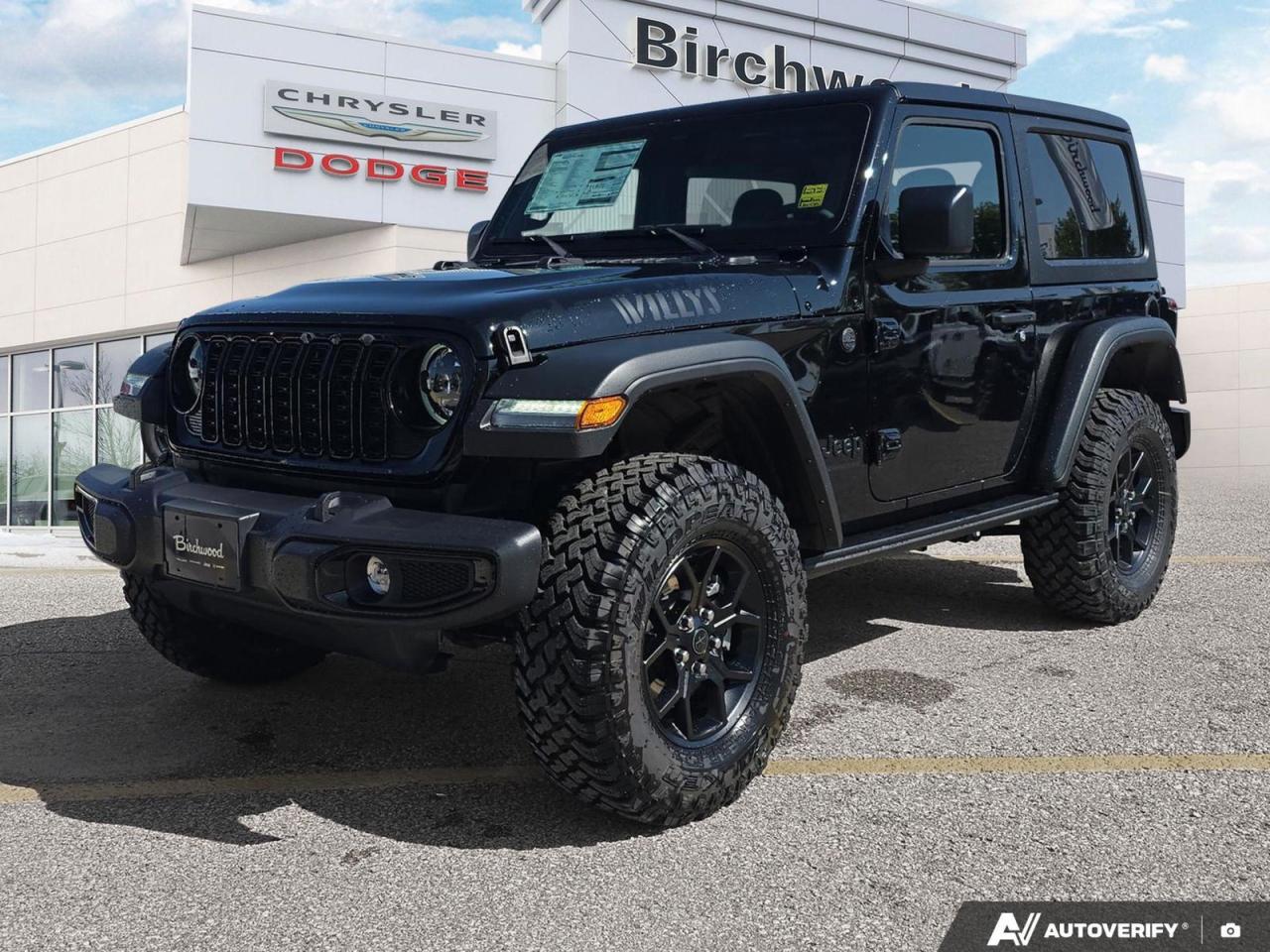 New 2025 Jeep Wrangler Willys | Winter Tires Included! | Black Friday All Month! | for sale in Winnipeg, MB