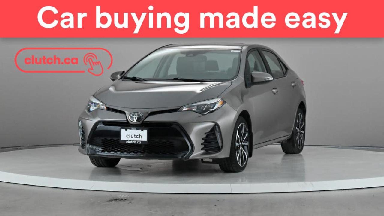 Used 2017 Toyota Corolla SE w/ XSE Upgrade Pkg. w/ Nav, Heated Front Seats, Rearview Cam for sale in Toronto, ON