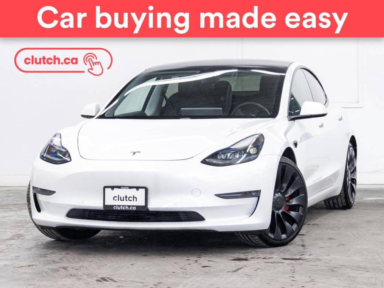 Used 2021 Tesla Model 3 Performance AWD w/ Heated Steering Wheel, Heated Front Seats, Nav for sale in Toronto, ON