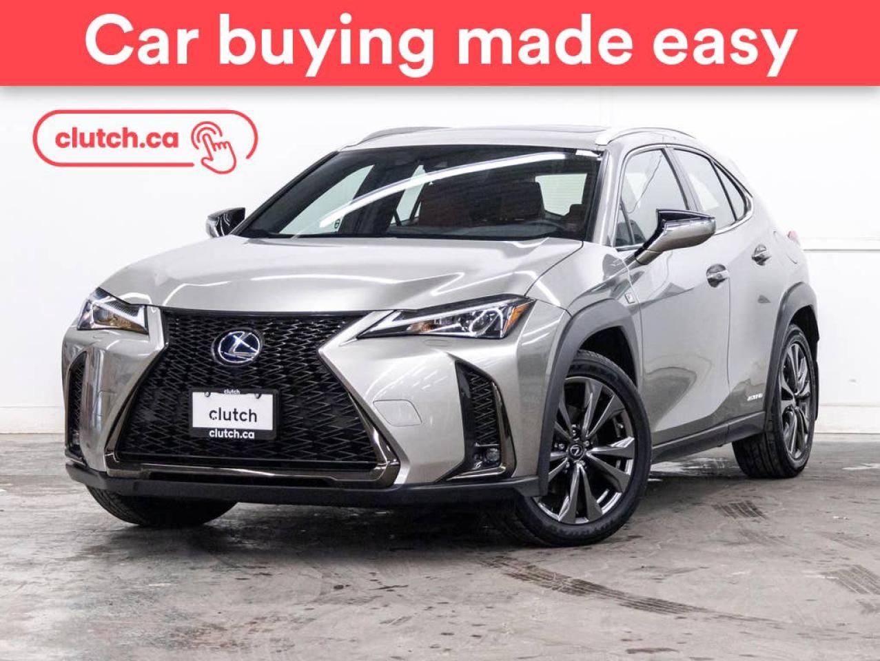 Used 2021 Lexus UX 250h Premium Hybrid AWD w/ Apple CarPlay & Android Auto, Heated Steering Wheel, Power Moonroof for sale in Toronto, ON