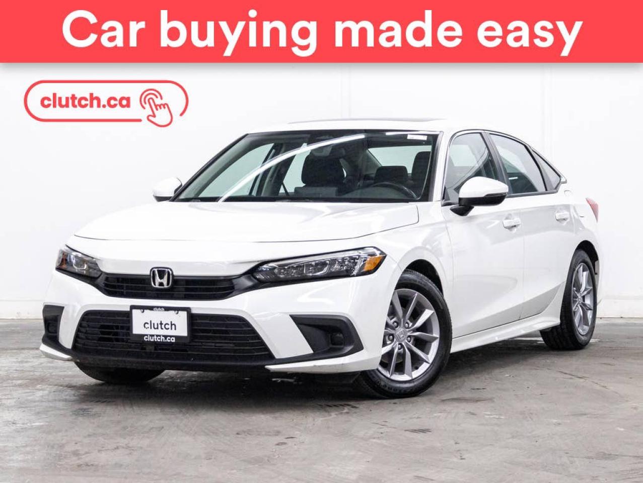 Used 2022 Honda Civic EX w/ Apple CarPlay & Android Auto, Front Heated Seats, Rearview Cam for sale in Toronto, ON