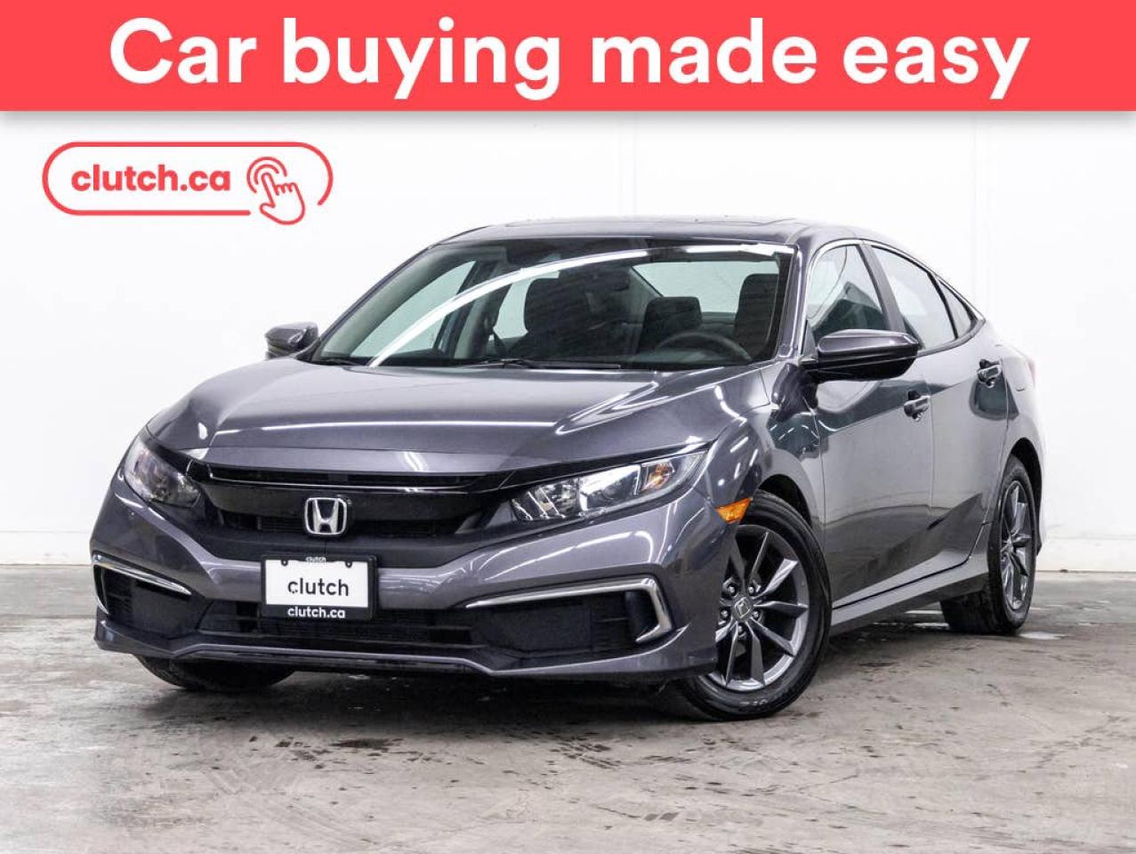 Used 2020 Honda Civic EX w/ Apple CarPlay & Android Auto, Power Moonroof, Heated Front Seats for sale in Toronto, ON