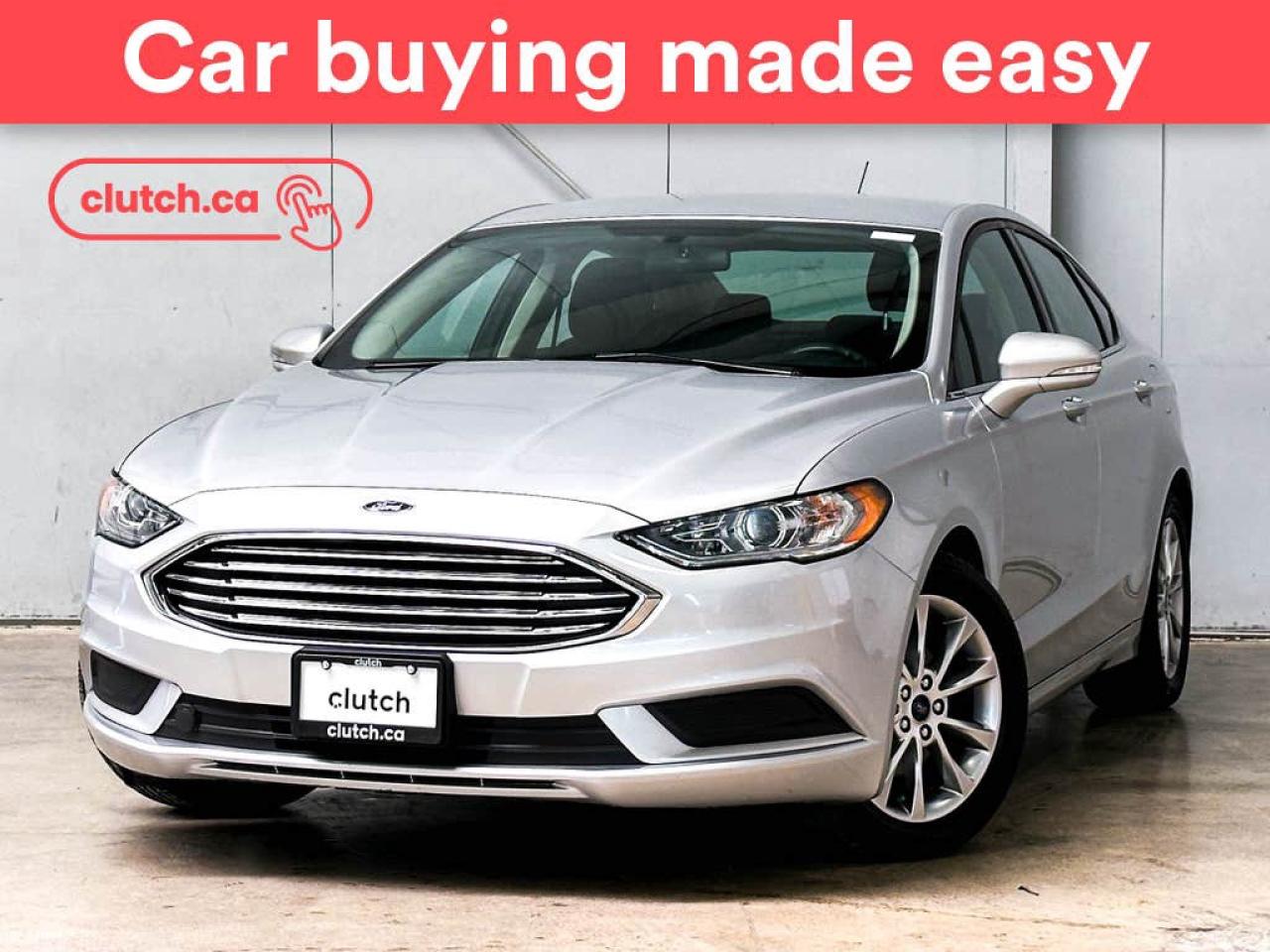 Used 2017 Ford Fusion SE w/ Heated Front Seats, Rearview Camera, Cruise Control for sale in Toronto, ON