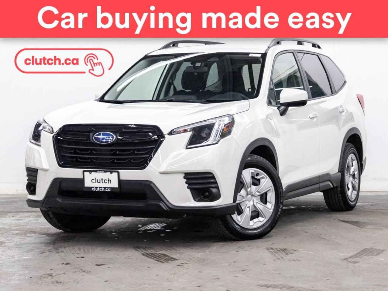 Used 2024 Subaru Forester Base w/ Apple CarPlay & Android Auto, Heated Front Seats, Rearview Cam for sale in Toronto, ON