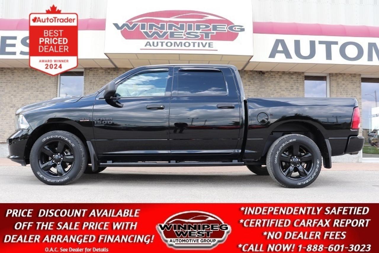 Used 2023 Dodge Ram 1500 LOW KMS BLACK NIGHT EDITION HEMI LOADED HTD SEATS! for sale in Headingley, MB
