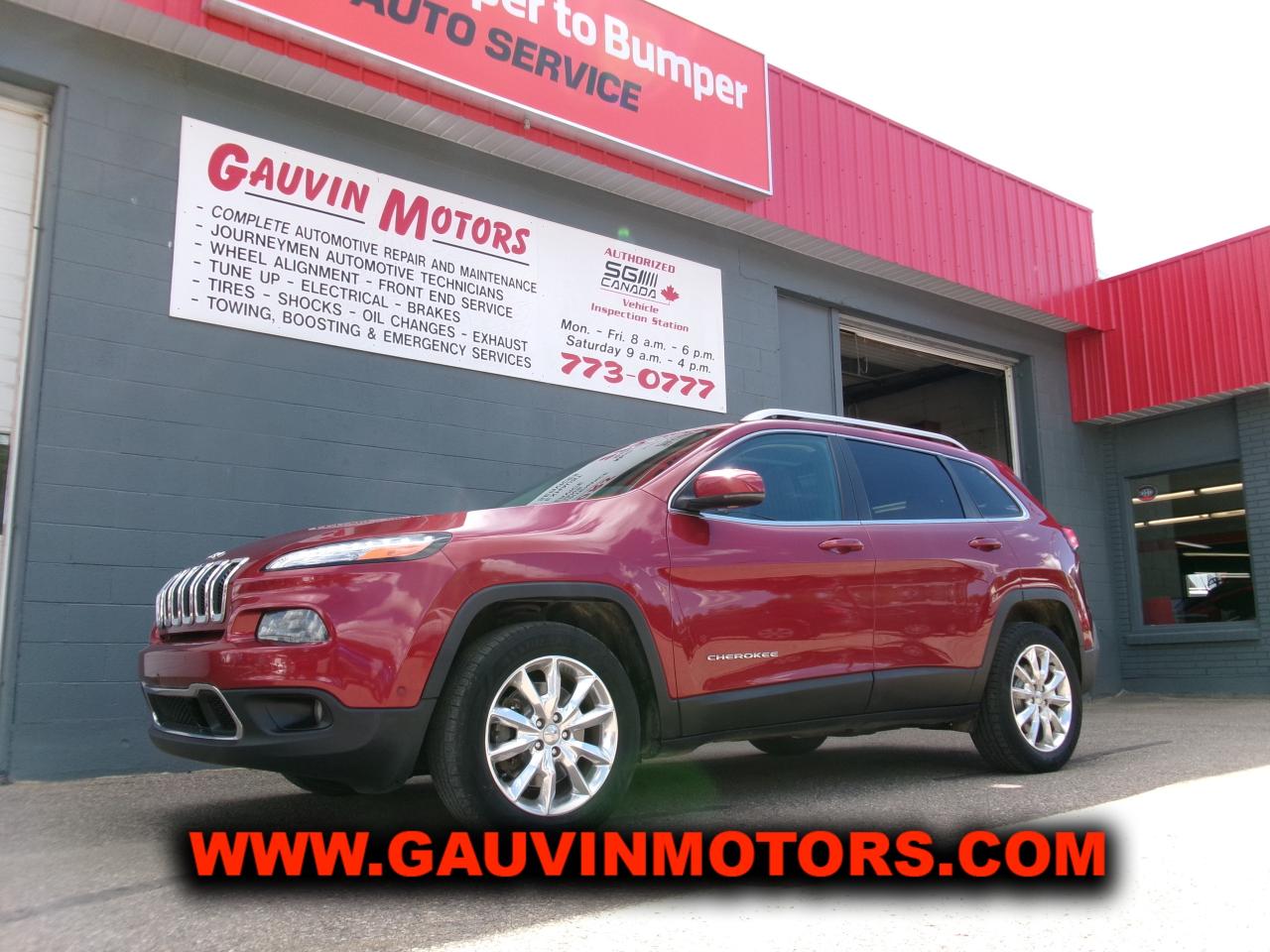 Used 2015 Jeep Cherokee 4WD 4Dr Limited for sale in Swift Current, SK